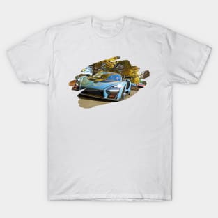 McLaren Senna Racing Art Print T-Shirt